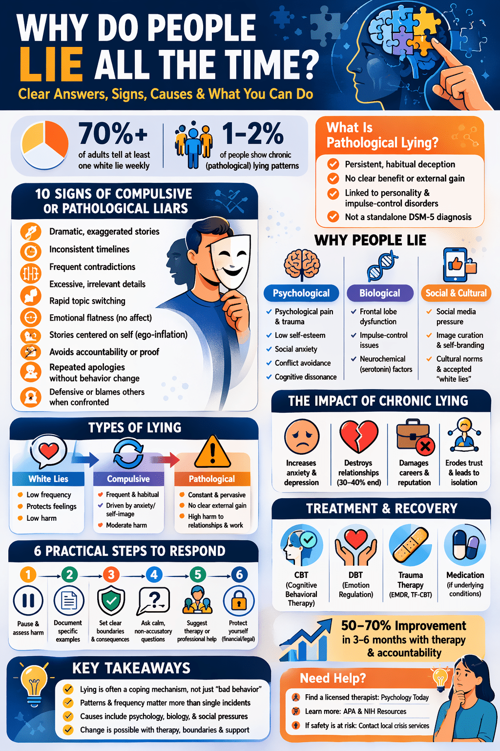 why do people lie all the time