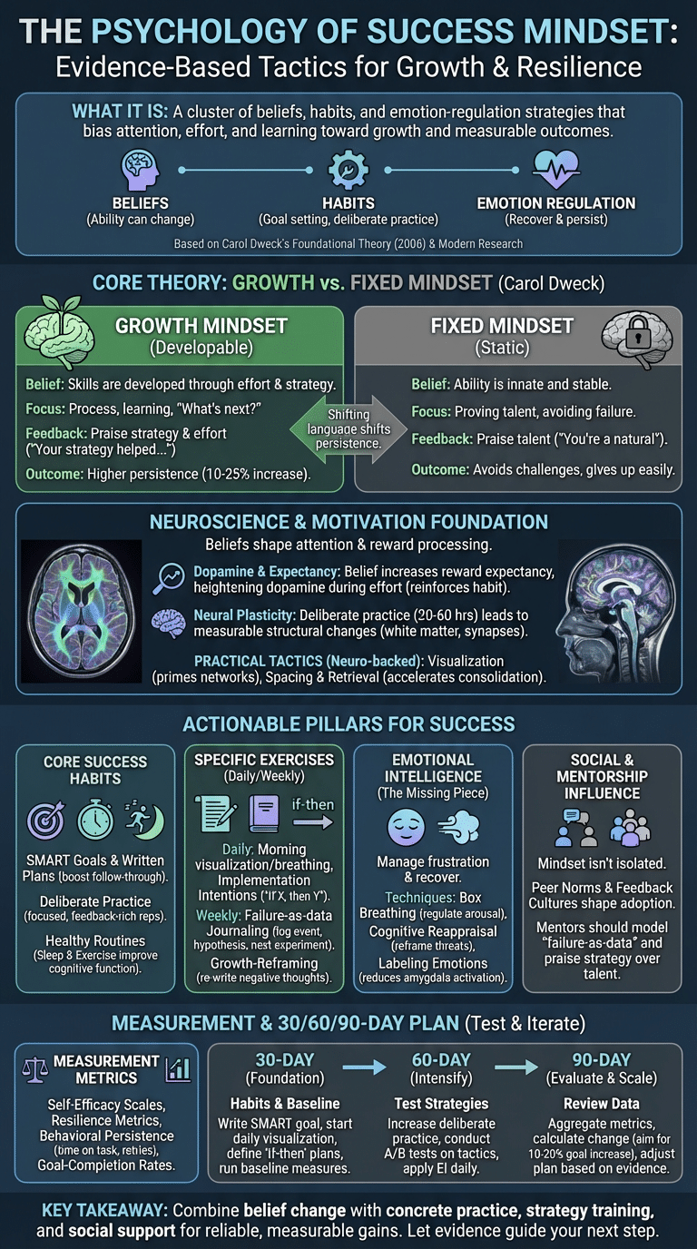 psychology of success mindset