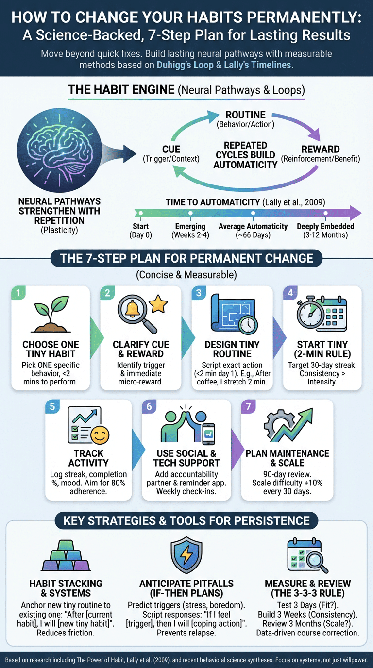 how to change your habits permanently