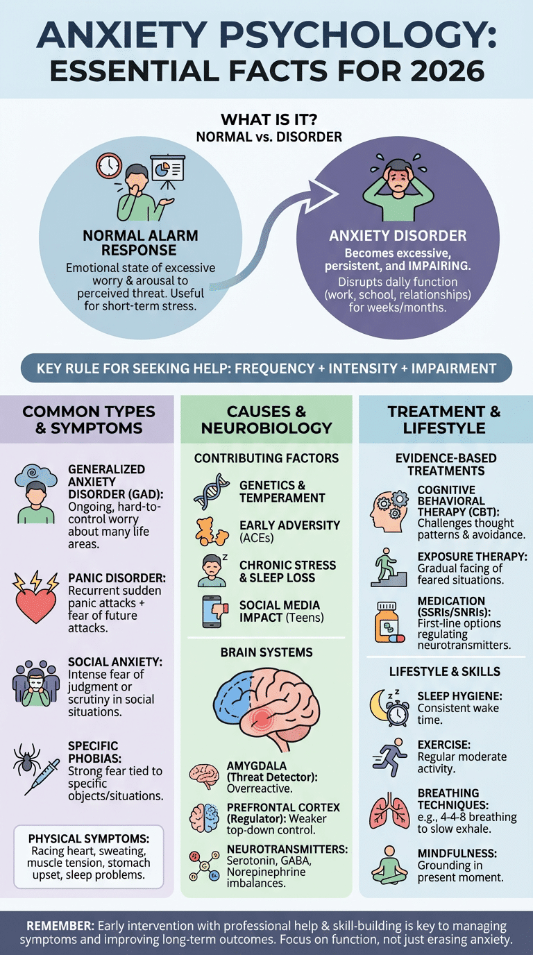 what is anxiety psychology