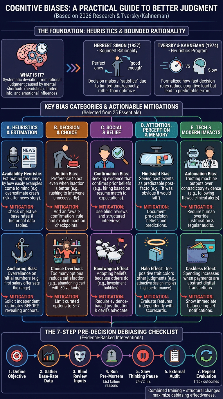 cognitive biases list and examples