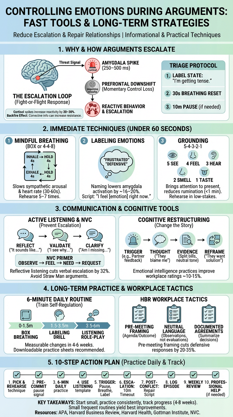 how to control your emotions during arguments