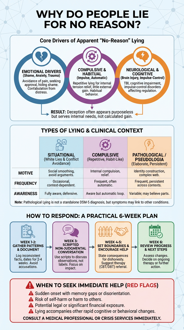 why do people lie for no reason