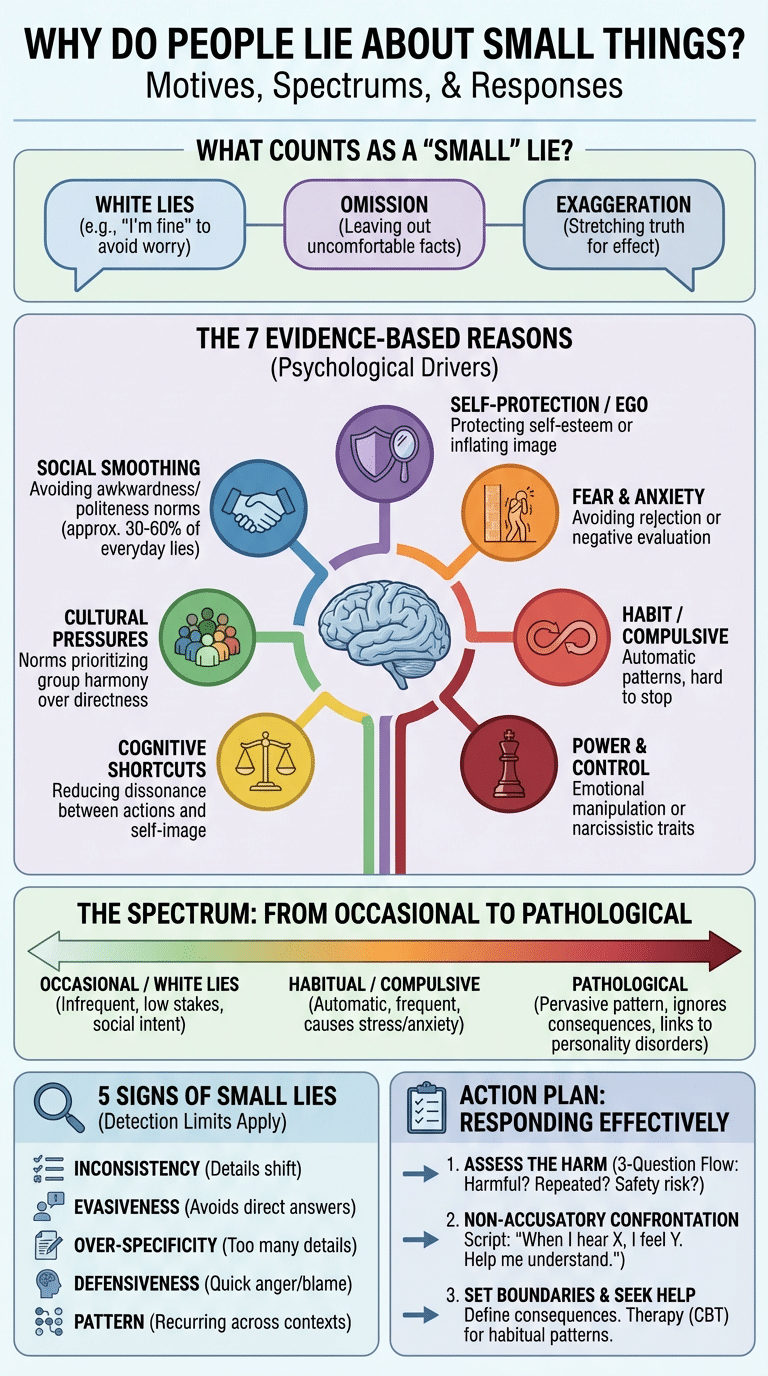 why do people lie about small things