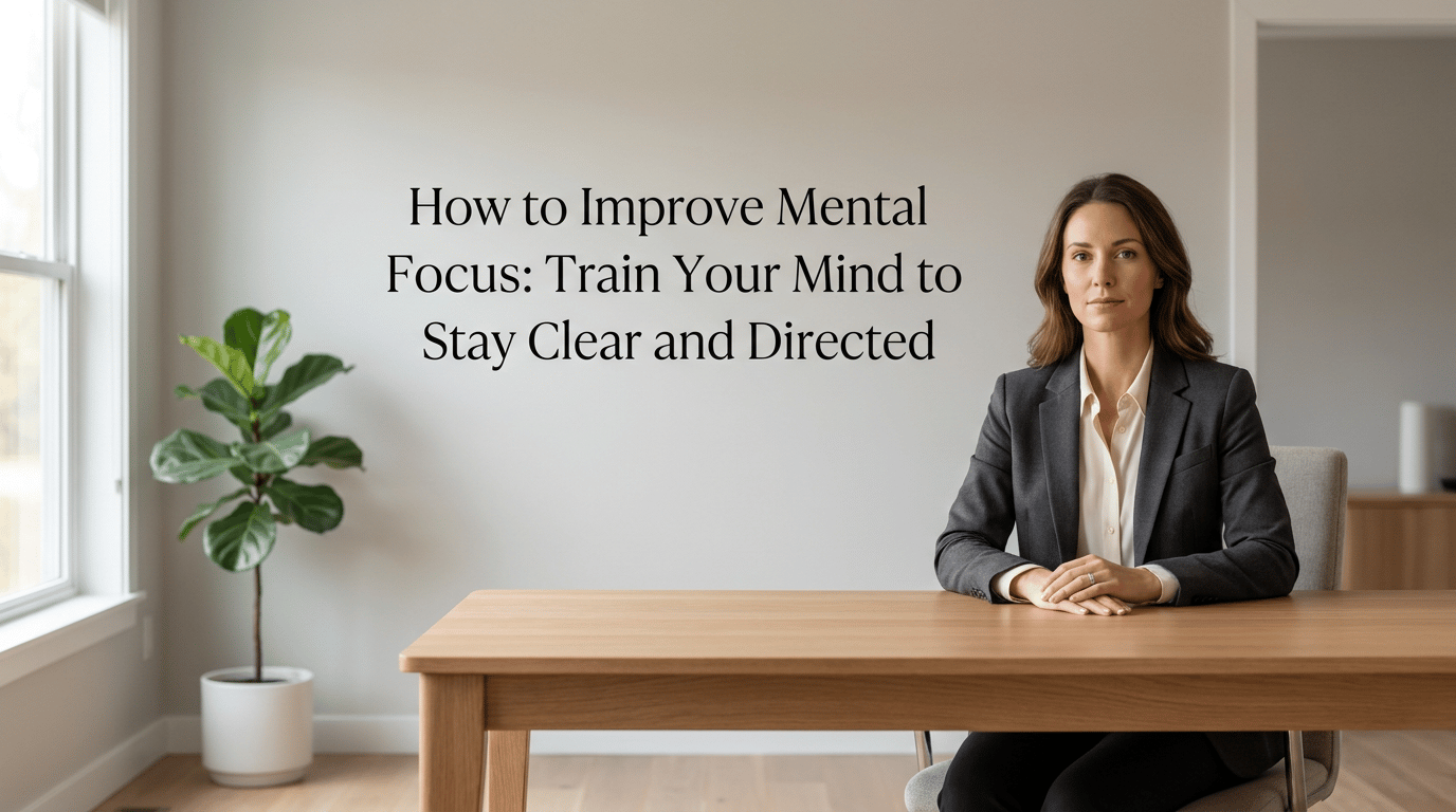 How to Improve Mental Focus: Train Your Mind to Stay Clear and Directed featured image