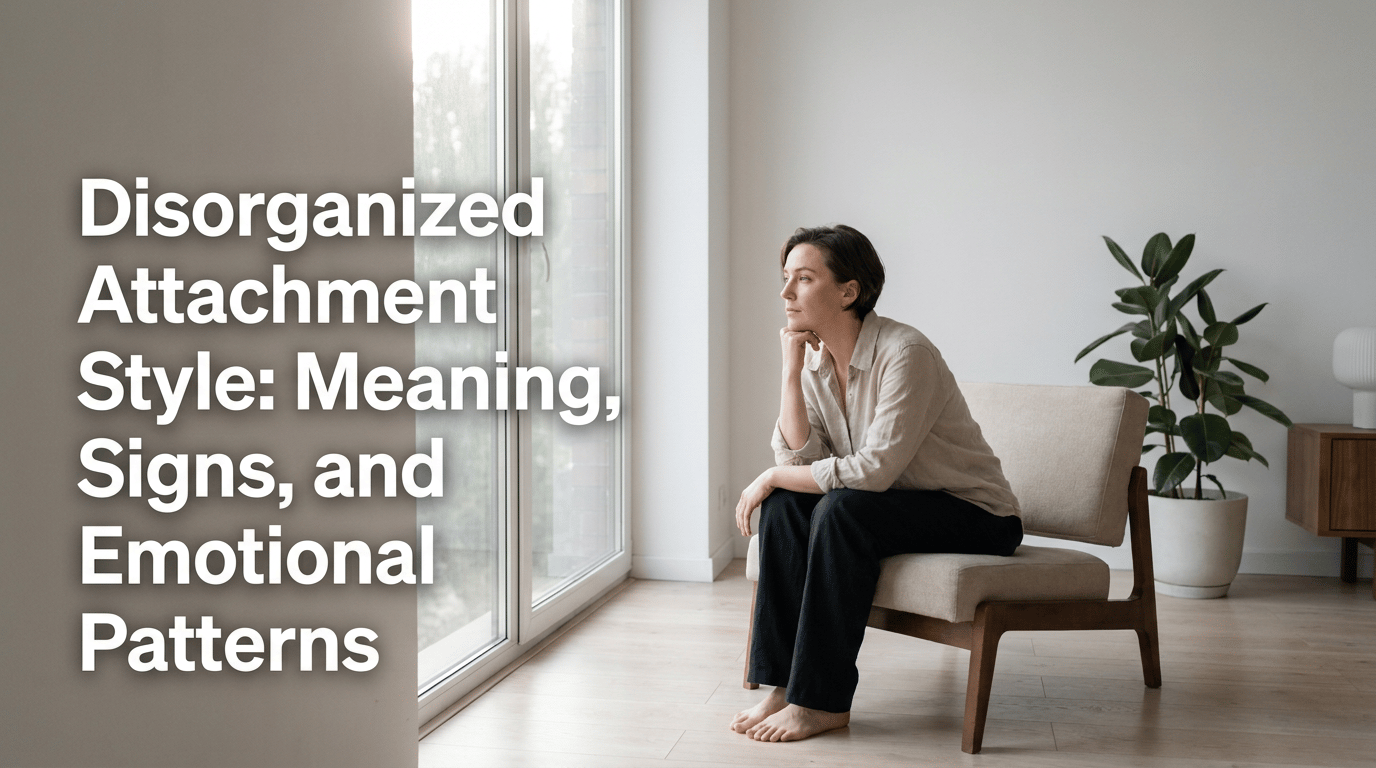 Disorganized Attachment Style: Meaning, Signs, and Emotional Patterns featured image