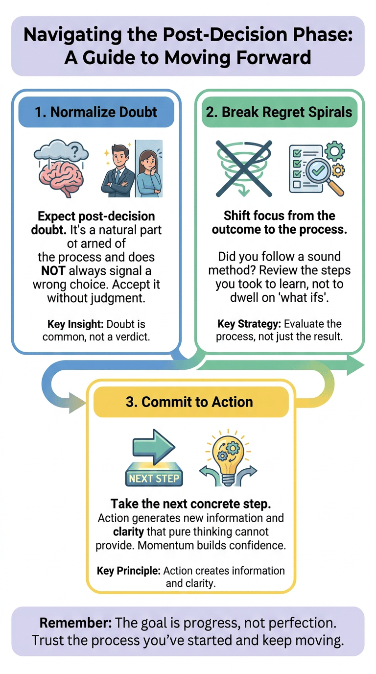 Decision Paralysis Psychology: Why You Freeze When Choosing infographic