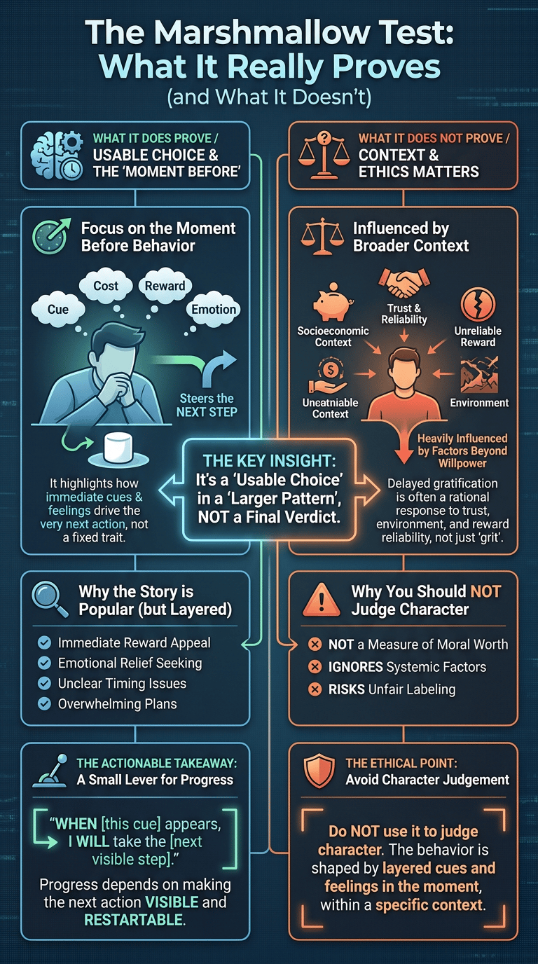Delayed Gratification Psychology: Why Future Rewards Are Hard to Choose infographic
