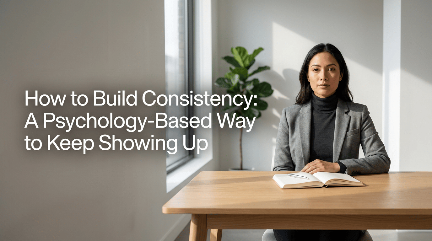 How to Build Consistency: A Psychology-Based Way to Keep Showing Up featured image