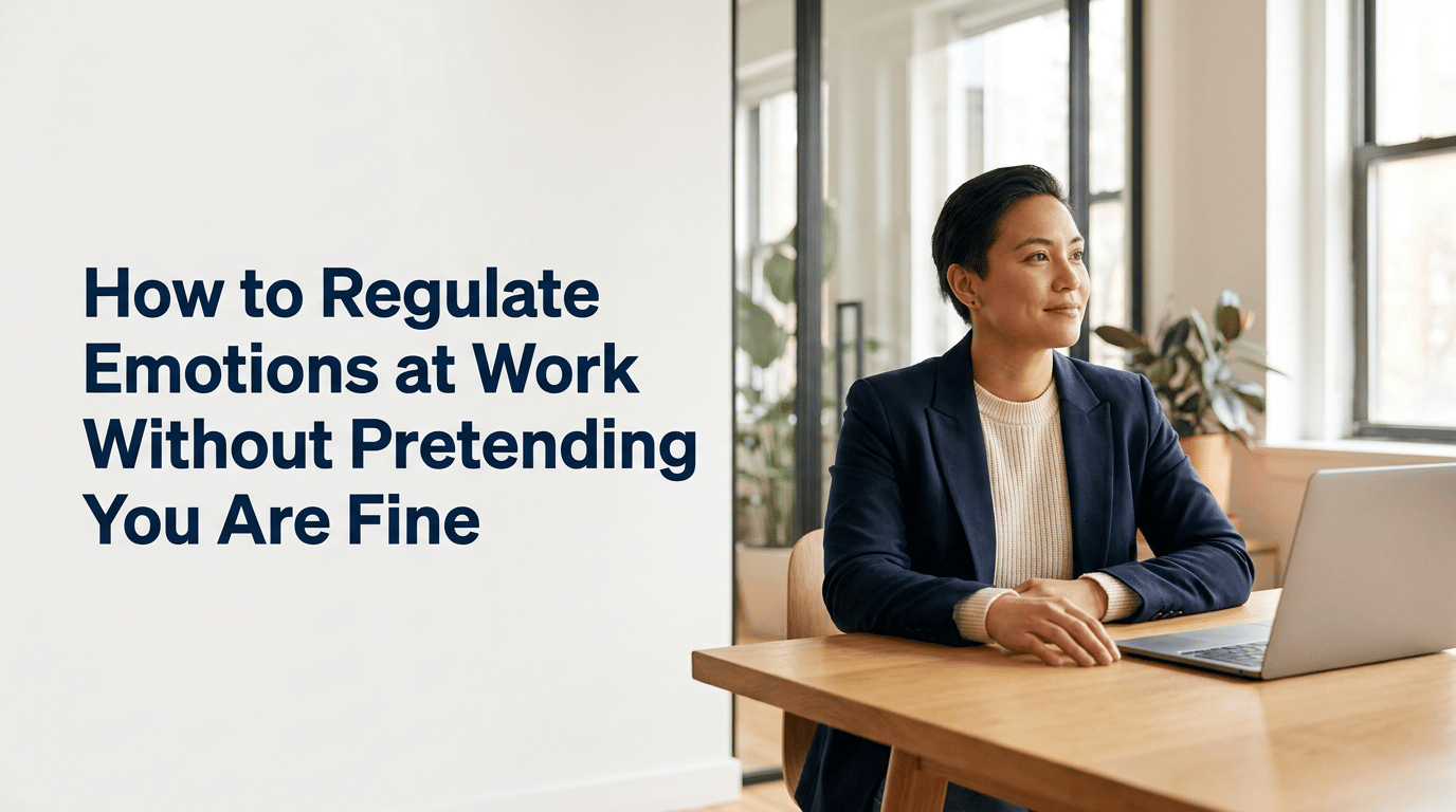 How to Regulate Emotions at Work Without Pretending You Are Fine featured image