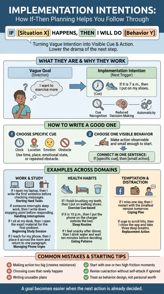 Implementation Intentions Examples: How If-Then Planning Helps You ...