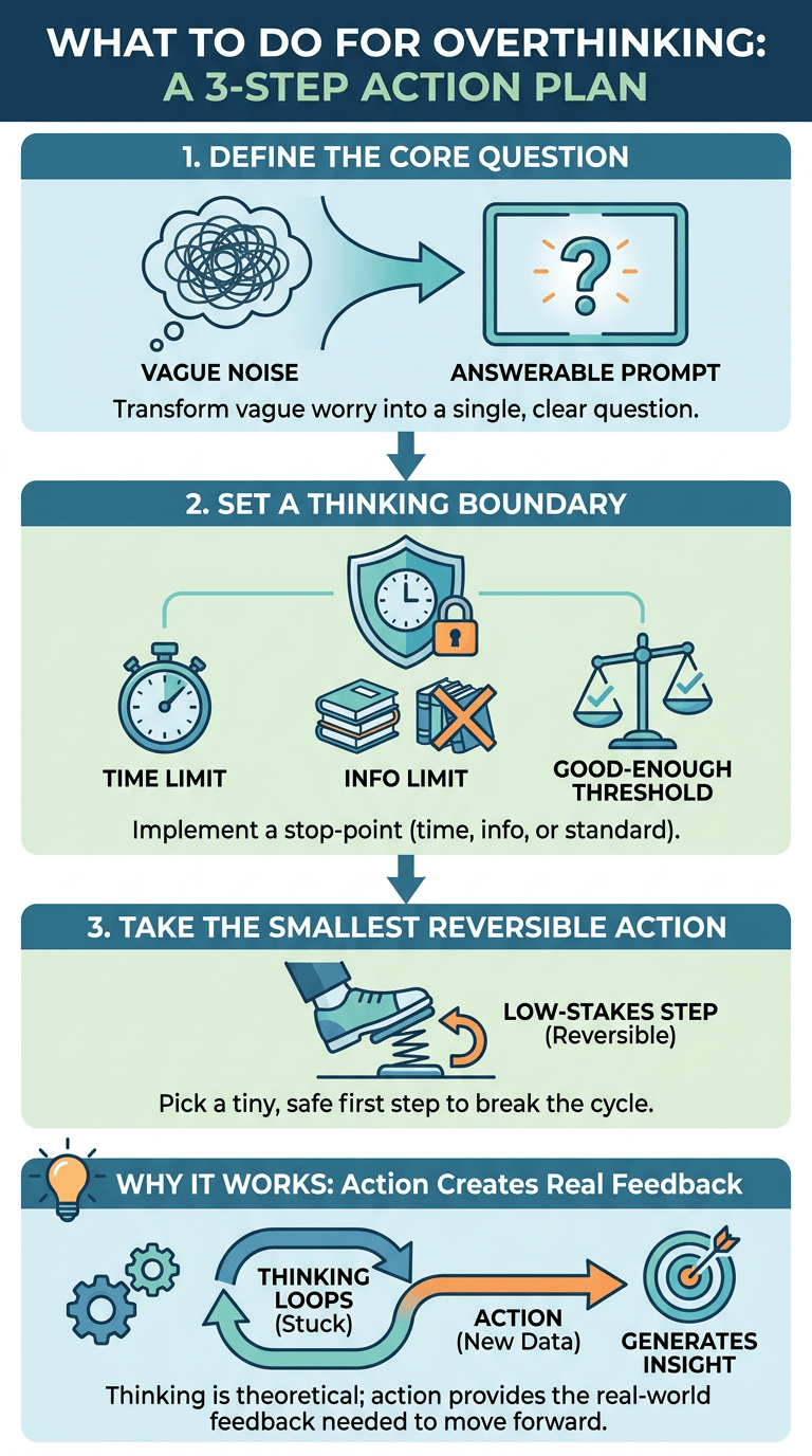 Rumination vs Overthinking: What Is the Difference? infographic