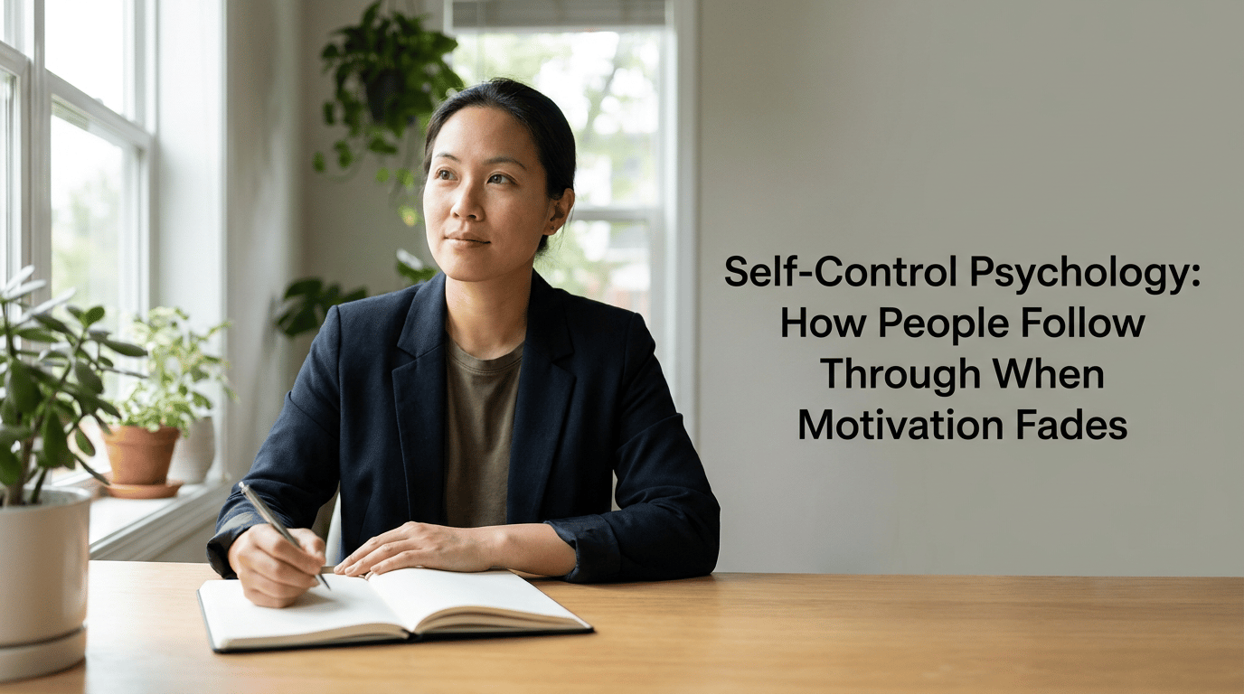 Self-Control Psychology: How People Follow Through When Motivation Fades featured image