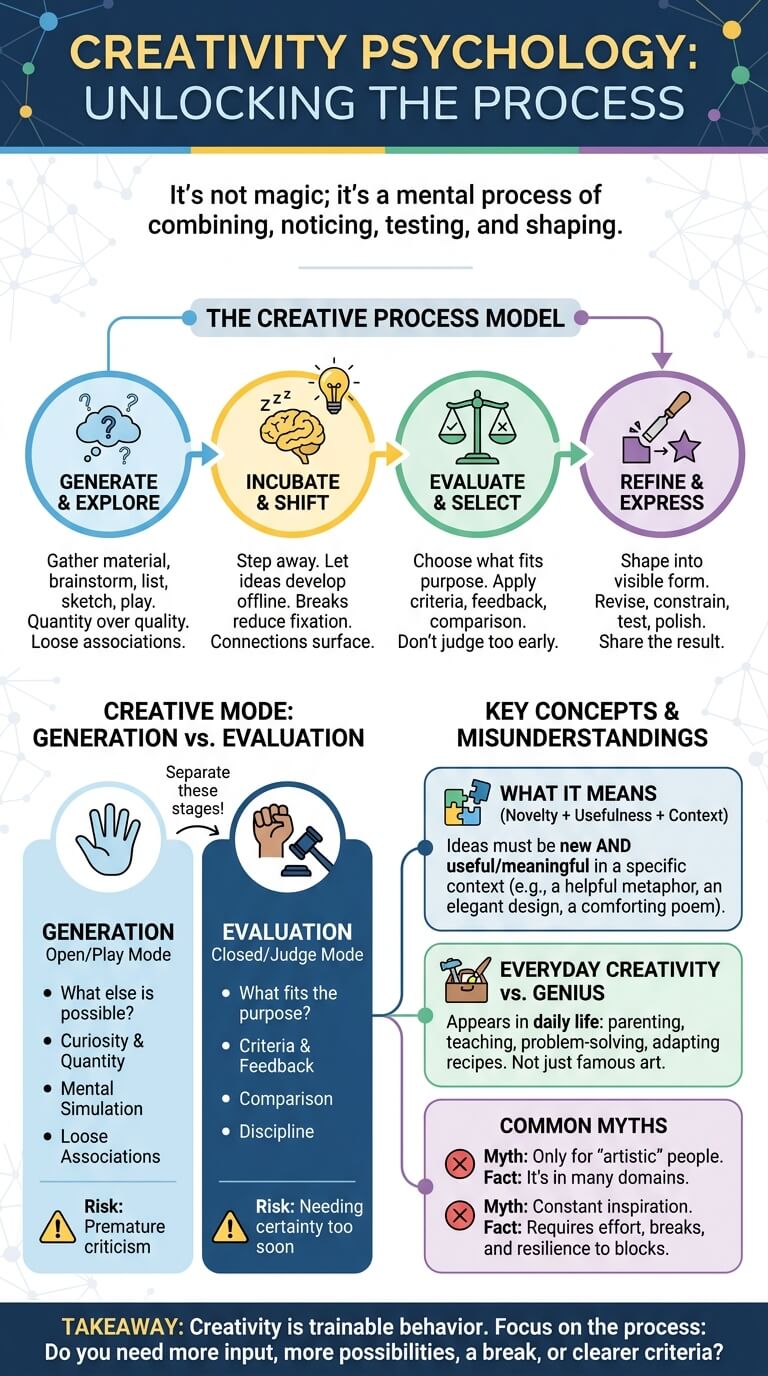 Creativity psychology and the creative process
