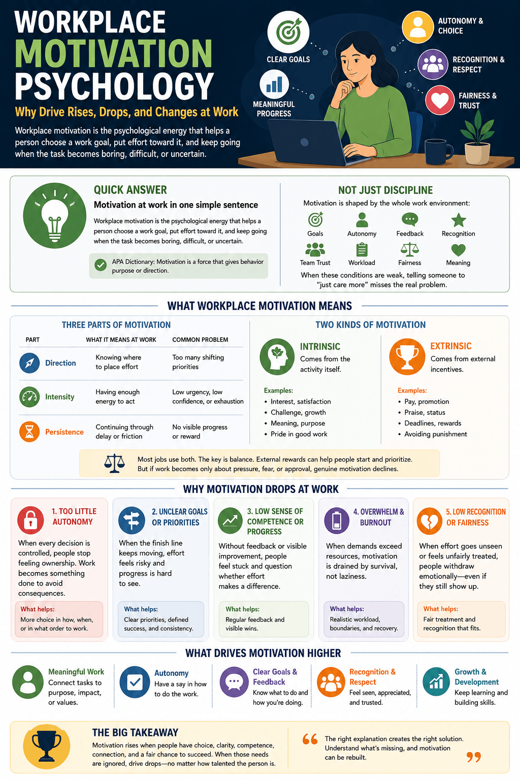 Workplace Motivation Psychology