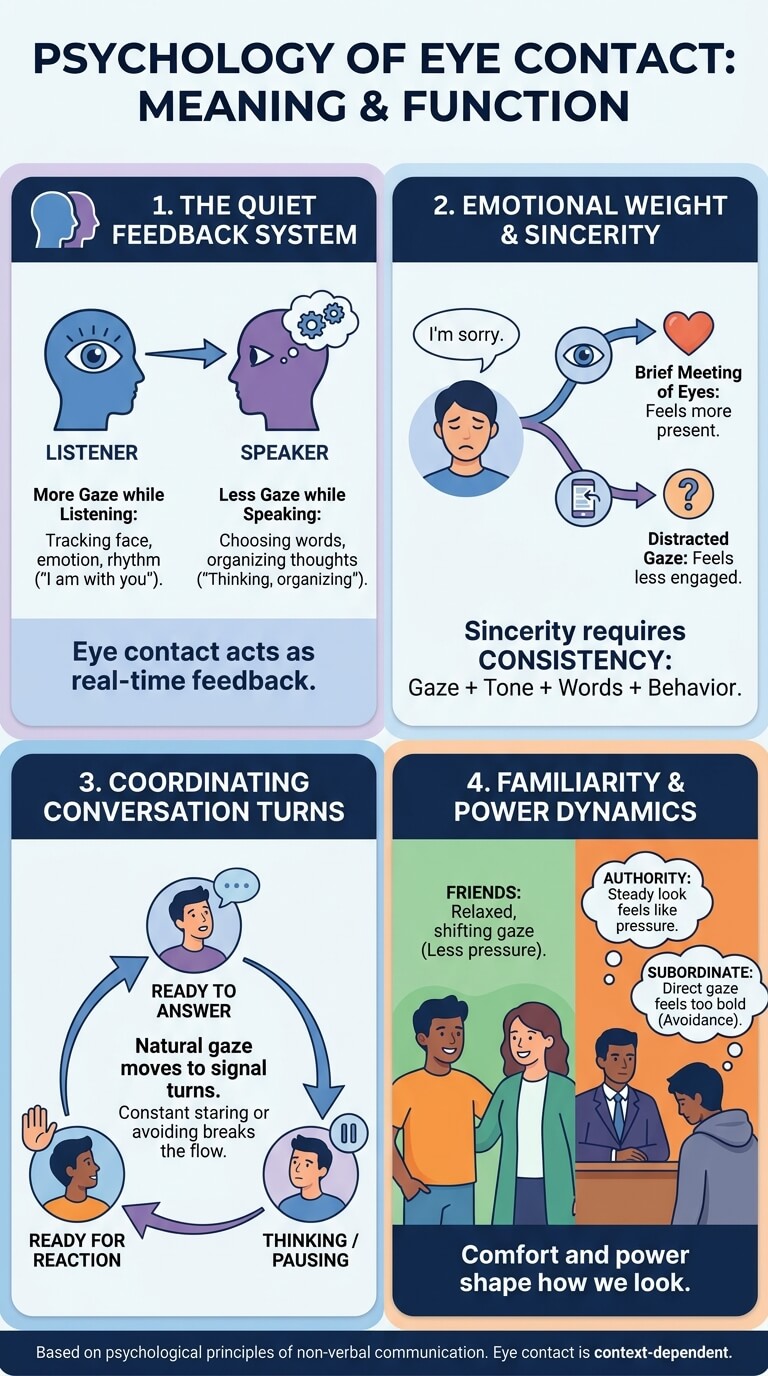 What Eye Contact Means in Psychology