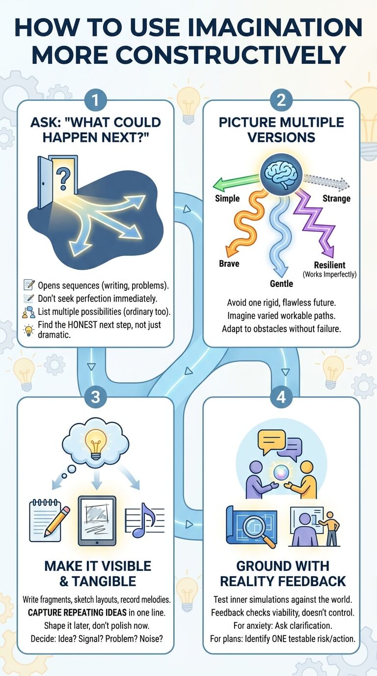 How to use imagination more constructively