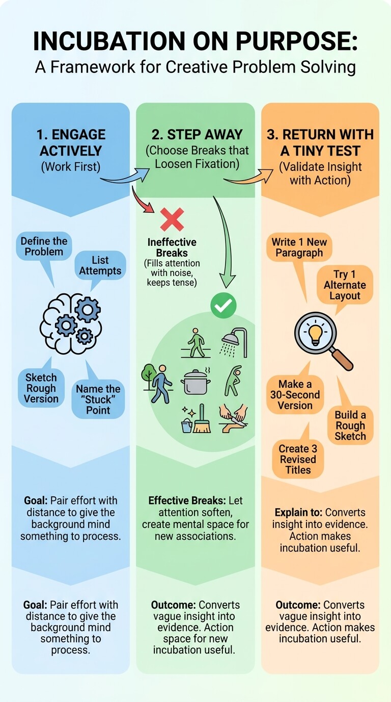 Use incubation on purpose