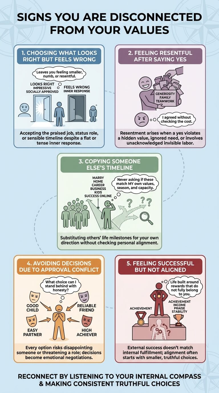 Signs You Are Disconnected From Your Values
