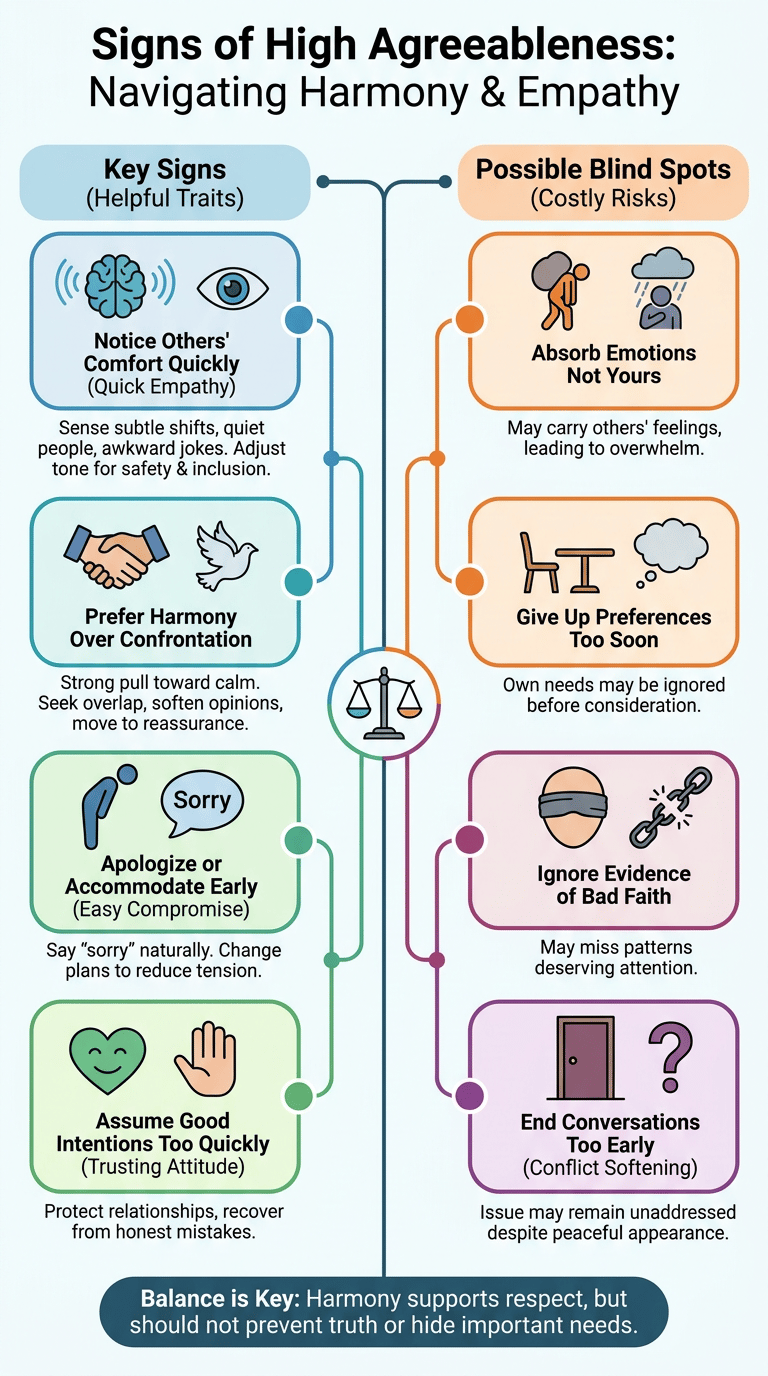 Agreeableness Personality Trait: What It Means for Cooperation, Empathy, and Boundaries infographic section 1