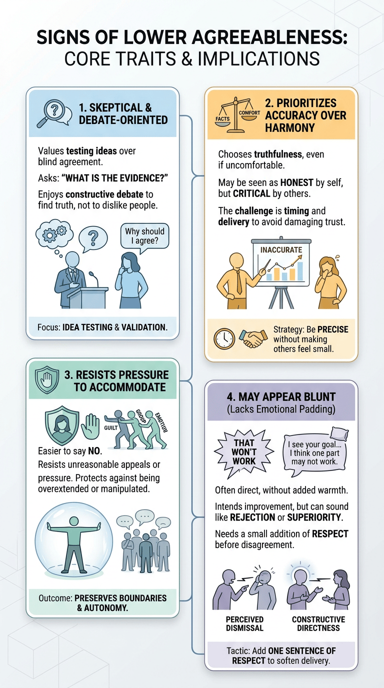 Agreeableness Personality Trait: What It Means for Cooperation, Empathy, and Boundaries infographic section 2
