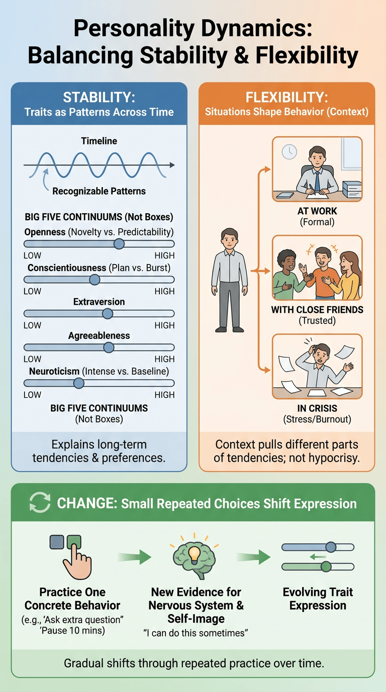 Can Your Personality Change? What Psychology Says About Trait Change infographic section 2