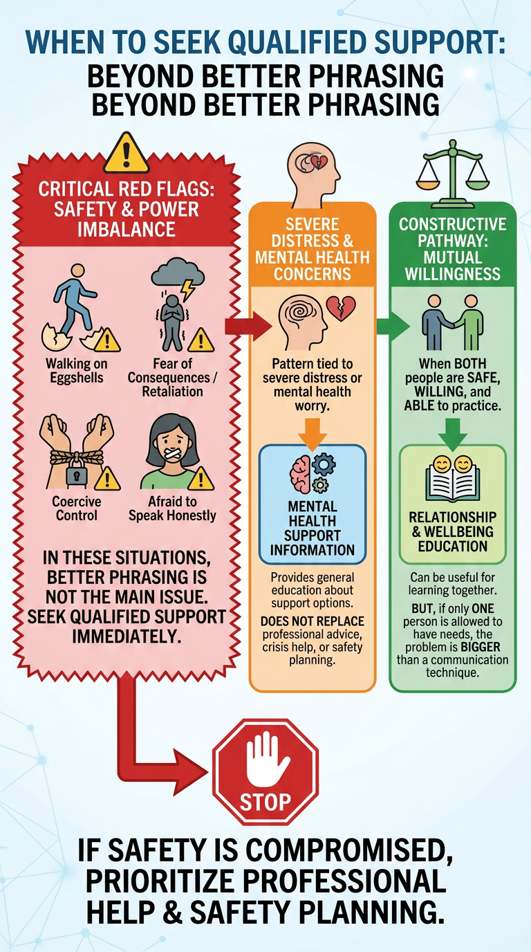 Conflict Avoidance in Relationships: Why Avoiding Arguments Can Create Bigger Problems infographic section 3