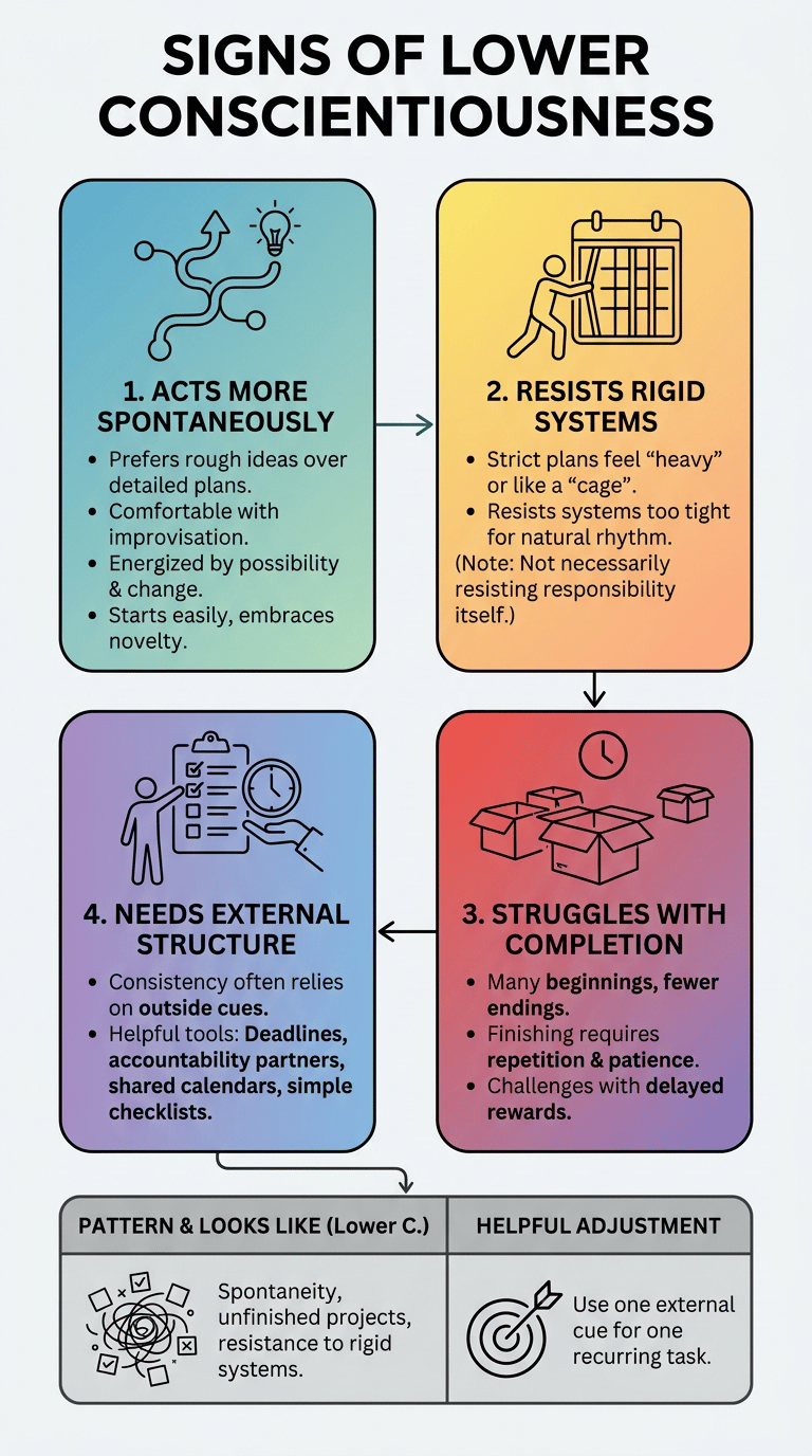 Conscientiousness Personality Trait: What It Means for Structure, Responsibility, and Follow-Through infographic section 2