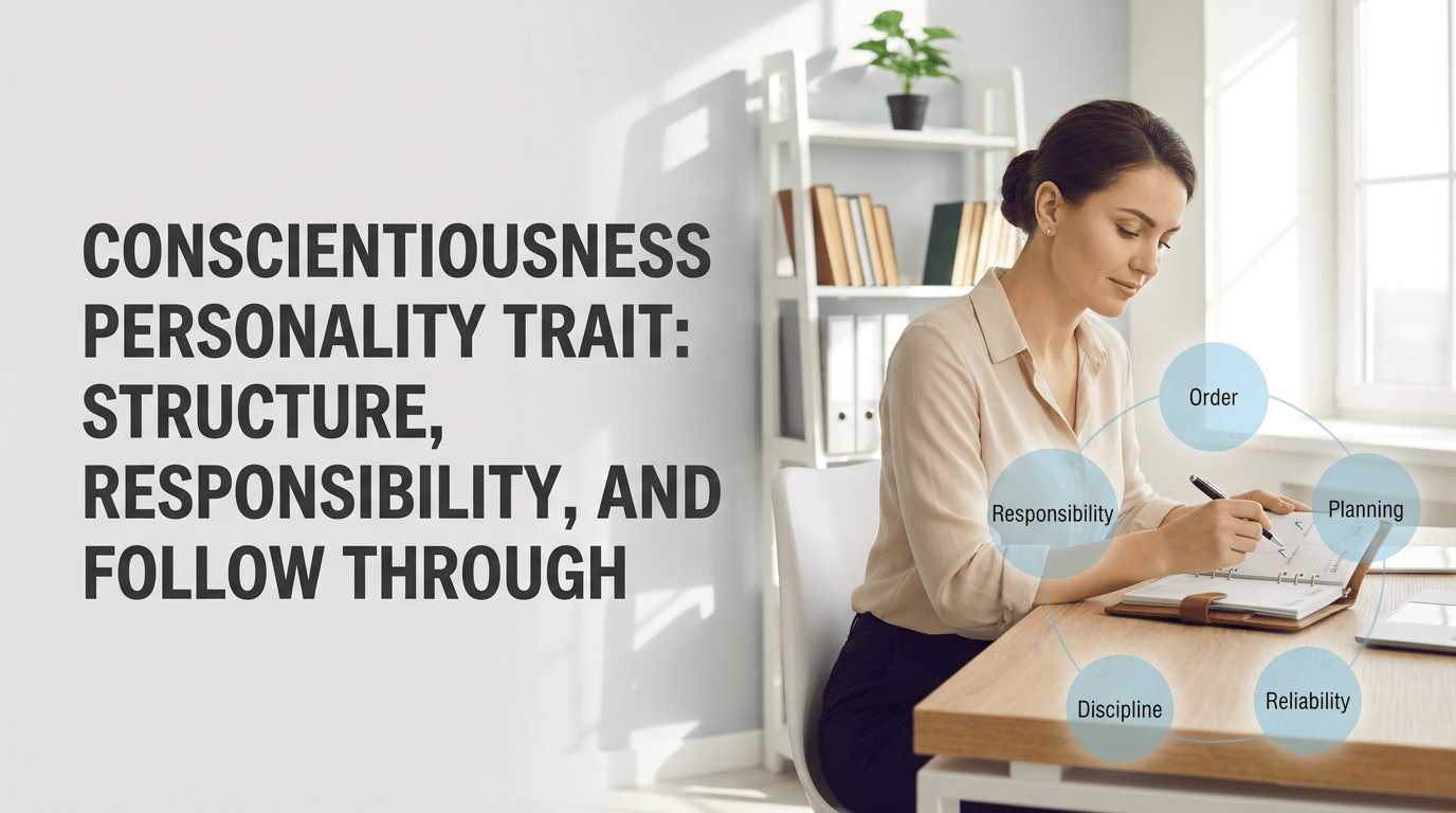Conscientiousness Personality Trait: What It Means for Structure, Responsibility, and Follow-Through featured image