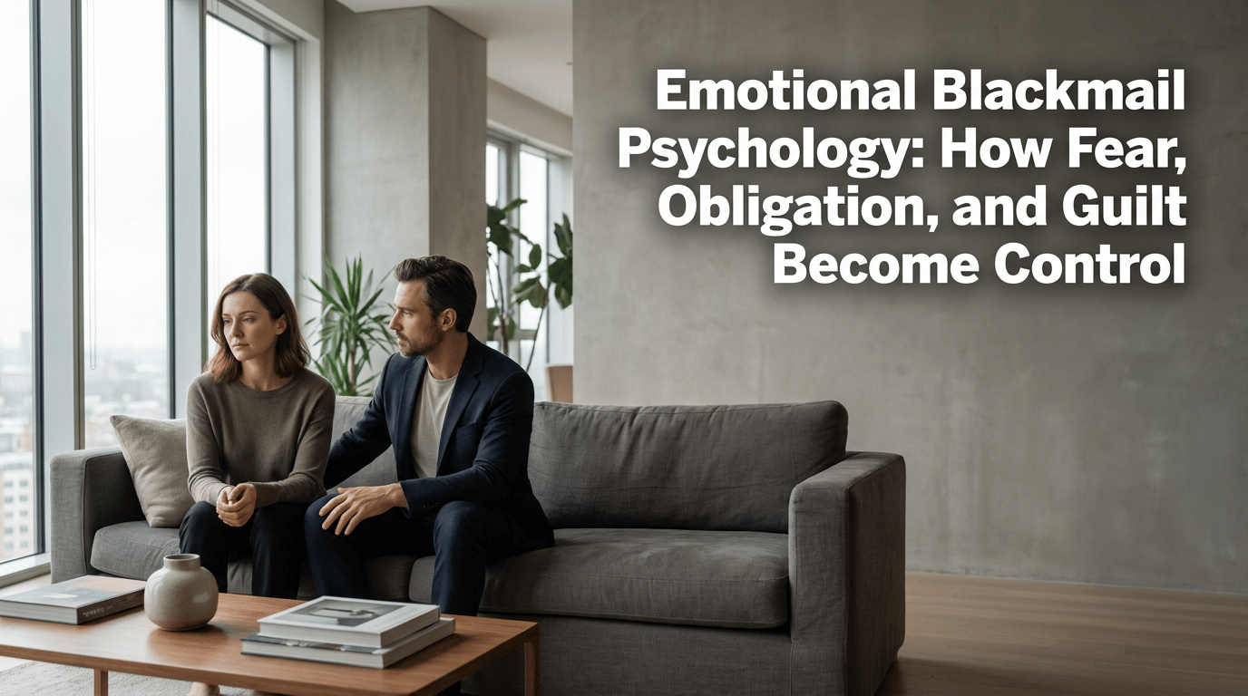 Emotional Blackmail Psychology: How Fear, Obligation, and Guilt Become Control featured image