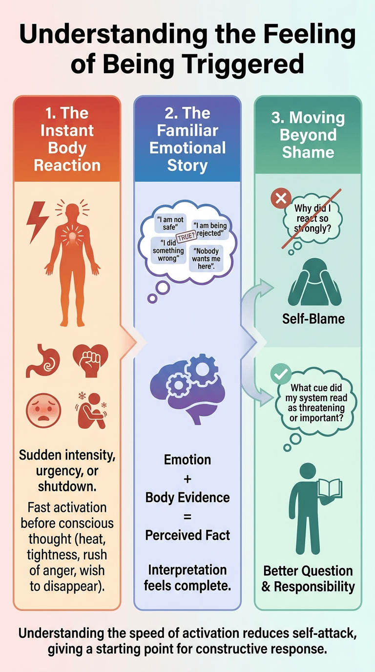 Emotional Triggers Psychology: Why Some Reactions Feel Bigger Than the Moment section infographic 1