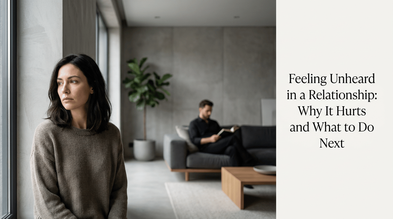 Feeling Unheard in a Relationship: Why It Hurts and What to Do Next featured image