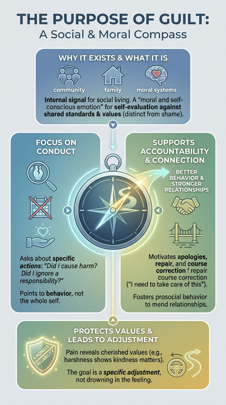 Guilt Psychology: Why Guilt Can Hurt and Help section infographic 2