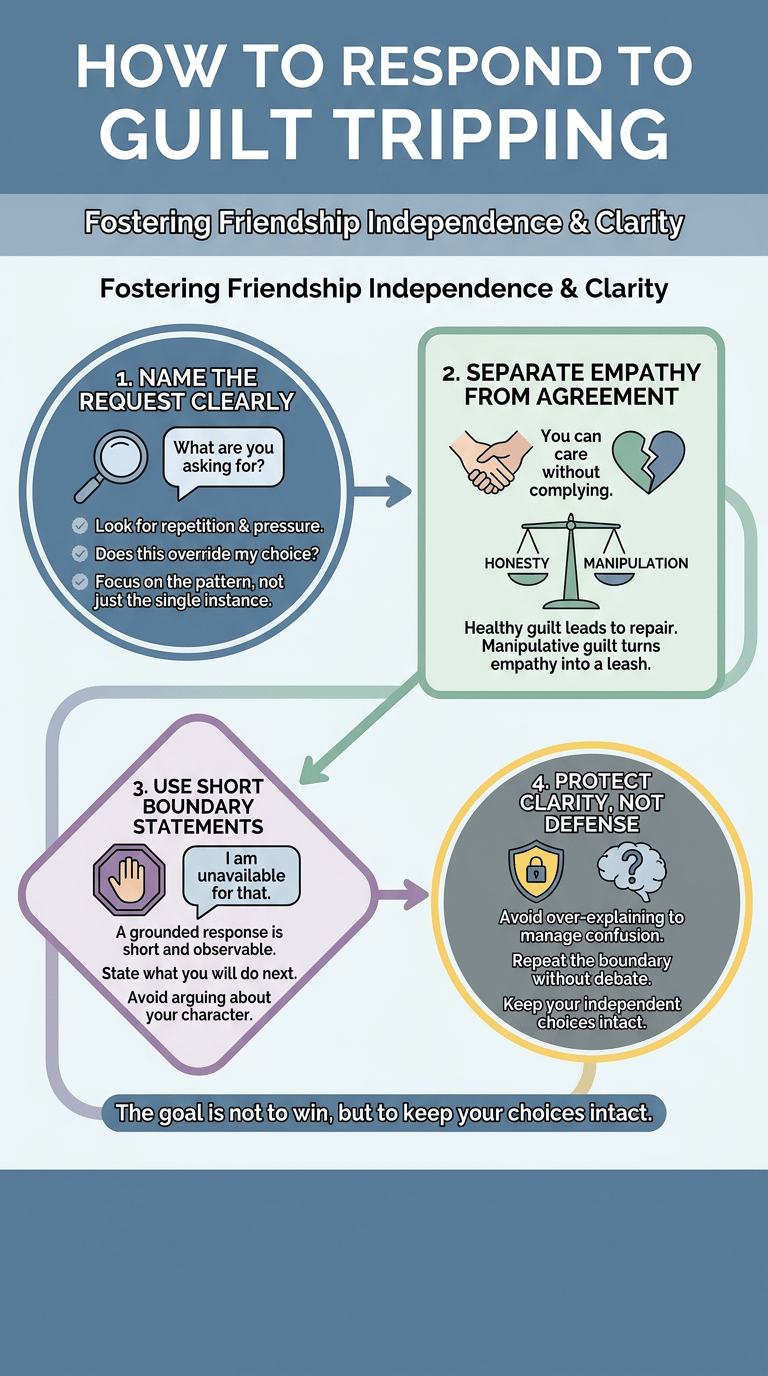Guilt Tripping Psychology: How Guilt Becomes a Control Tactic infographic