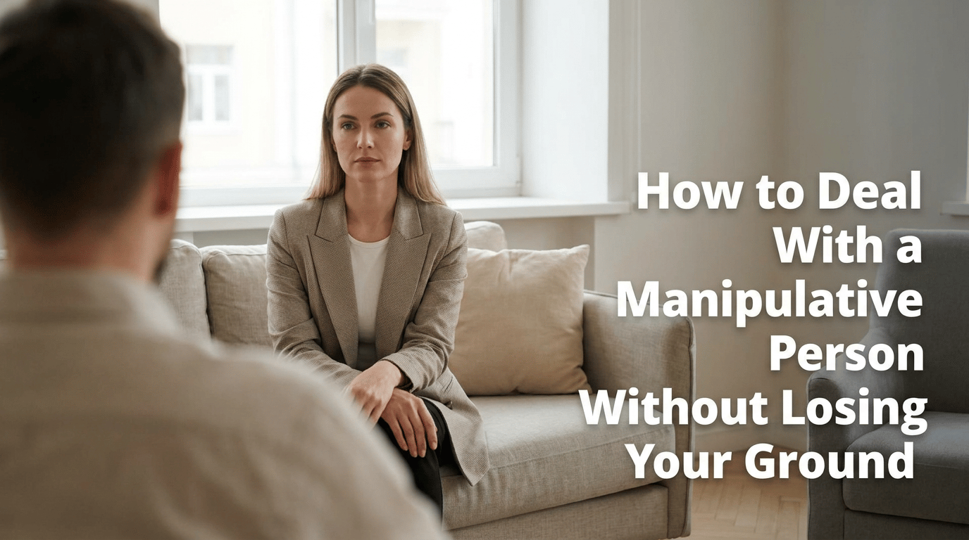 How to Deal With a Manipulative Person Without Losing Your Ground featured image