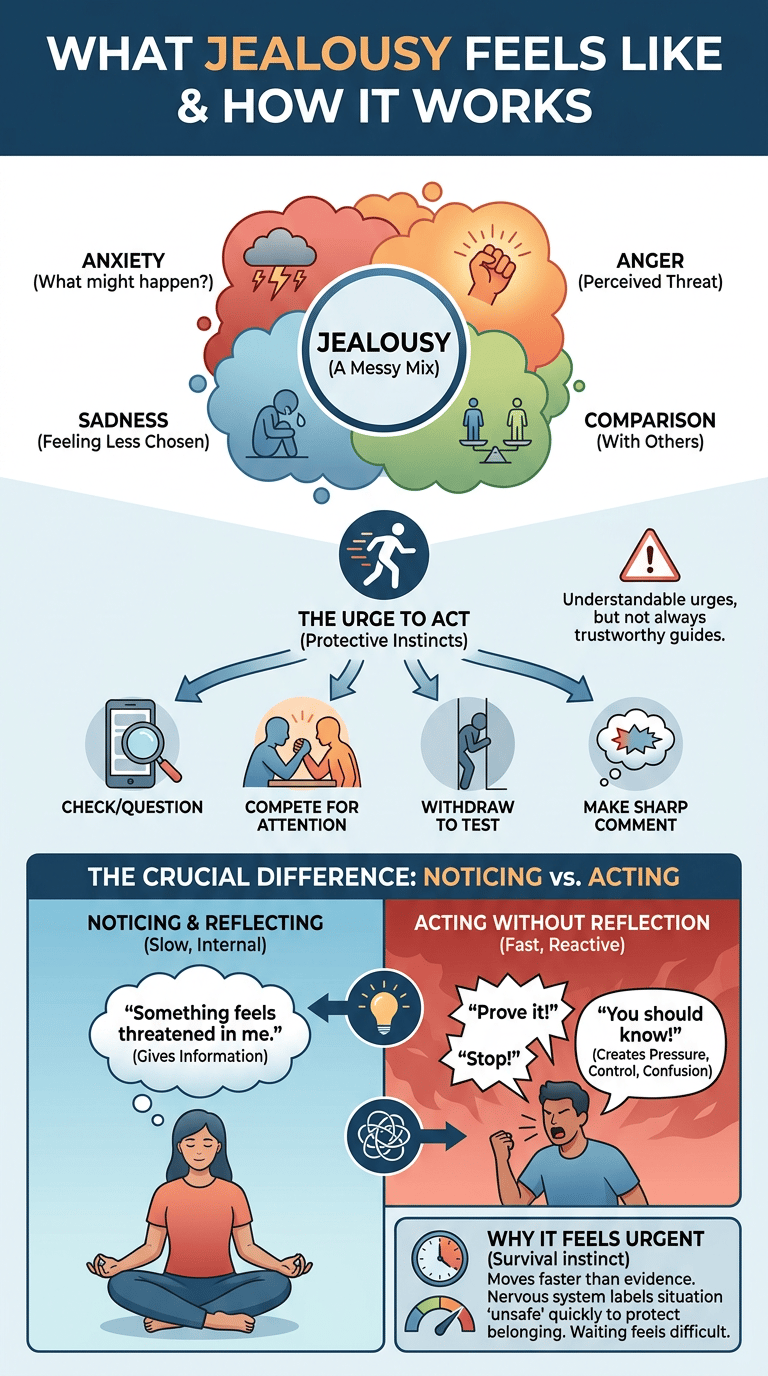 Jealousy Psychology: Why Jealousy Feels So Threatening section infographic 3