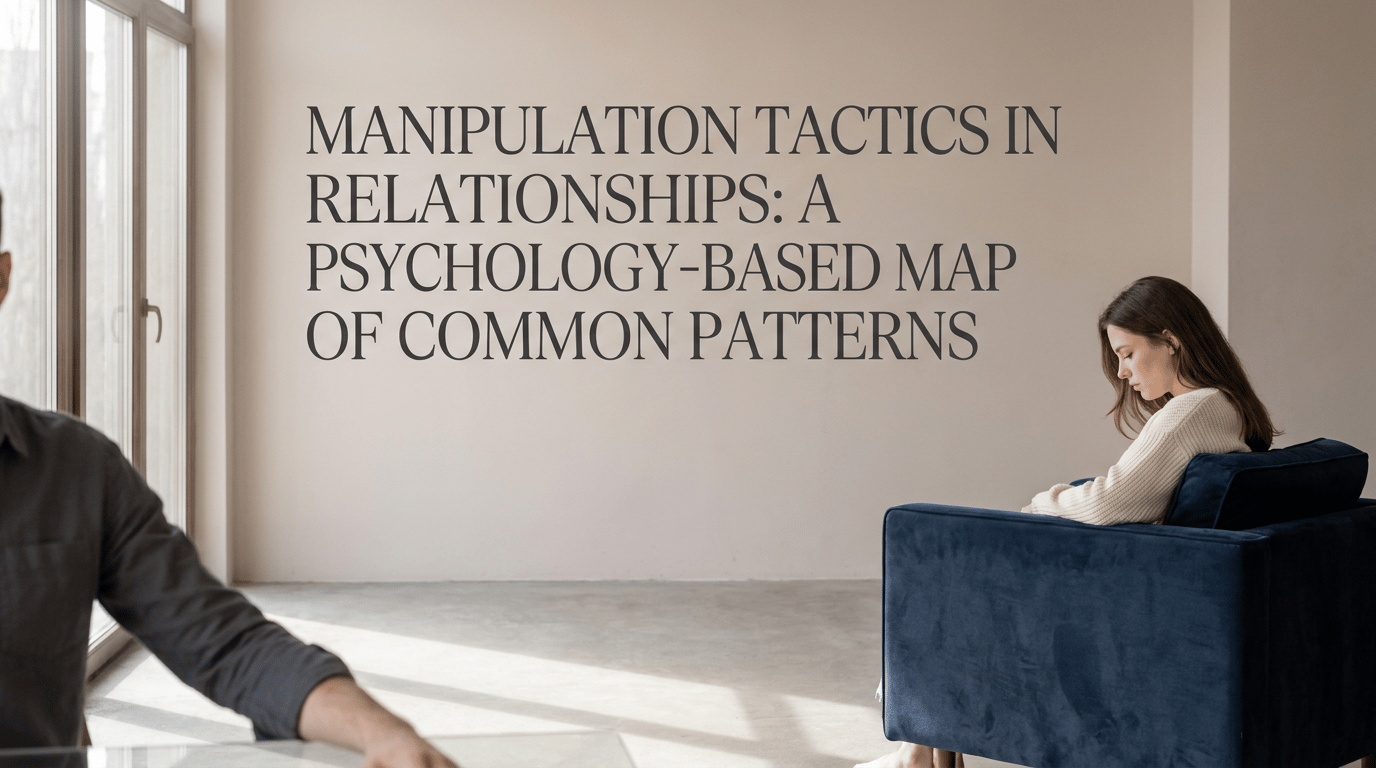Manipulation Tactics in Relationships: A Psychology-Based Map of Common Patterns featured image