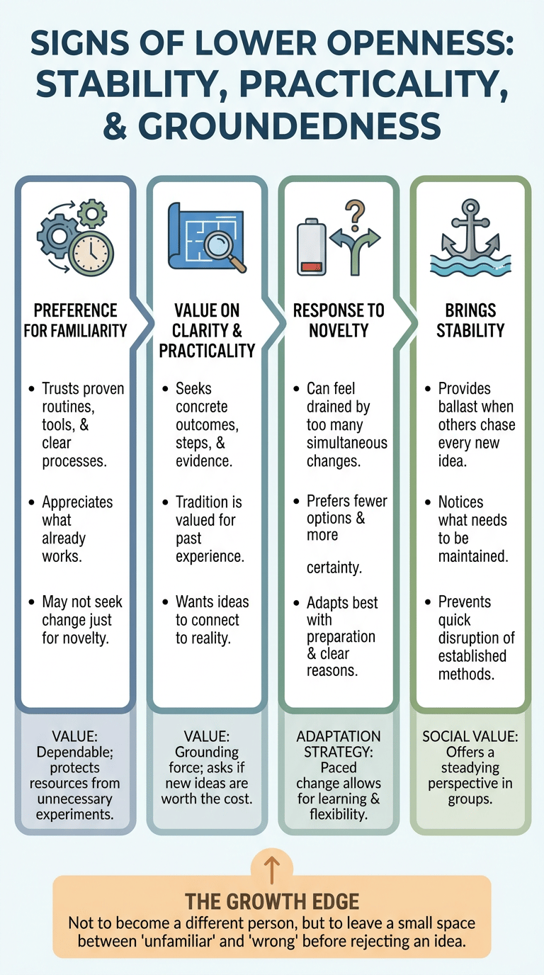 Openness Personality Trait: What High and Low Openness Really Mean infographic section 2