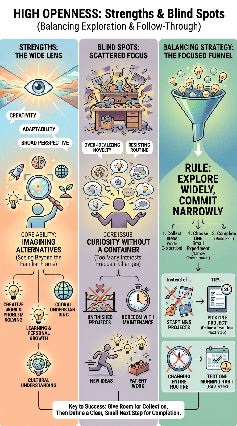 Openness Personality Trait: What High and Low Openness Really Mean infographic section 3
