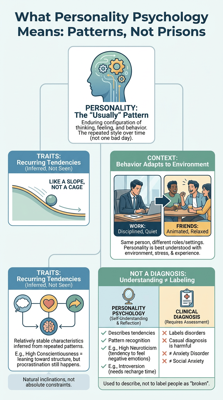 Personality Psychology Explained: How Trait Psychology Helps You Understand Yourself infographic section 1