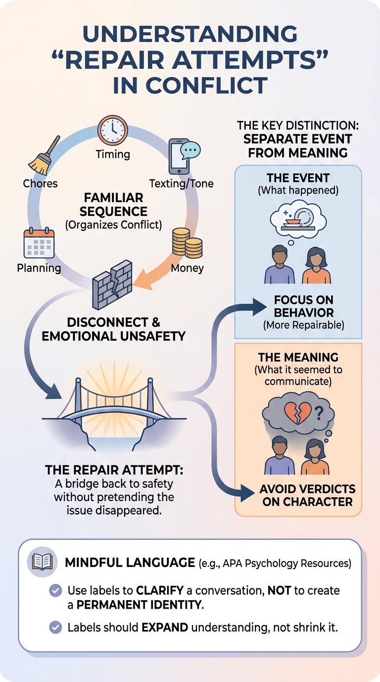 Repair Attempts in Relationships: How Couples Recover After Conflict infographic section 1