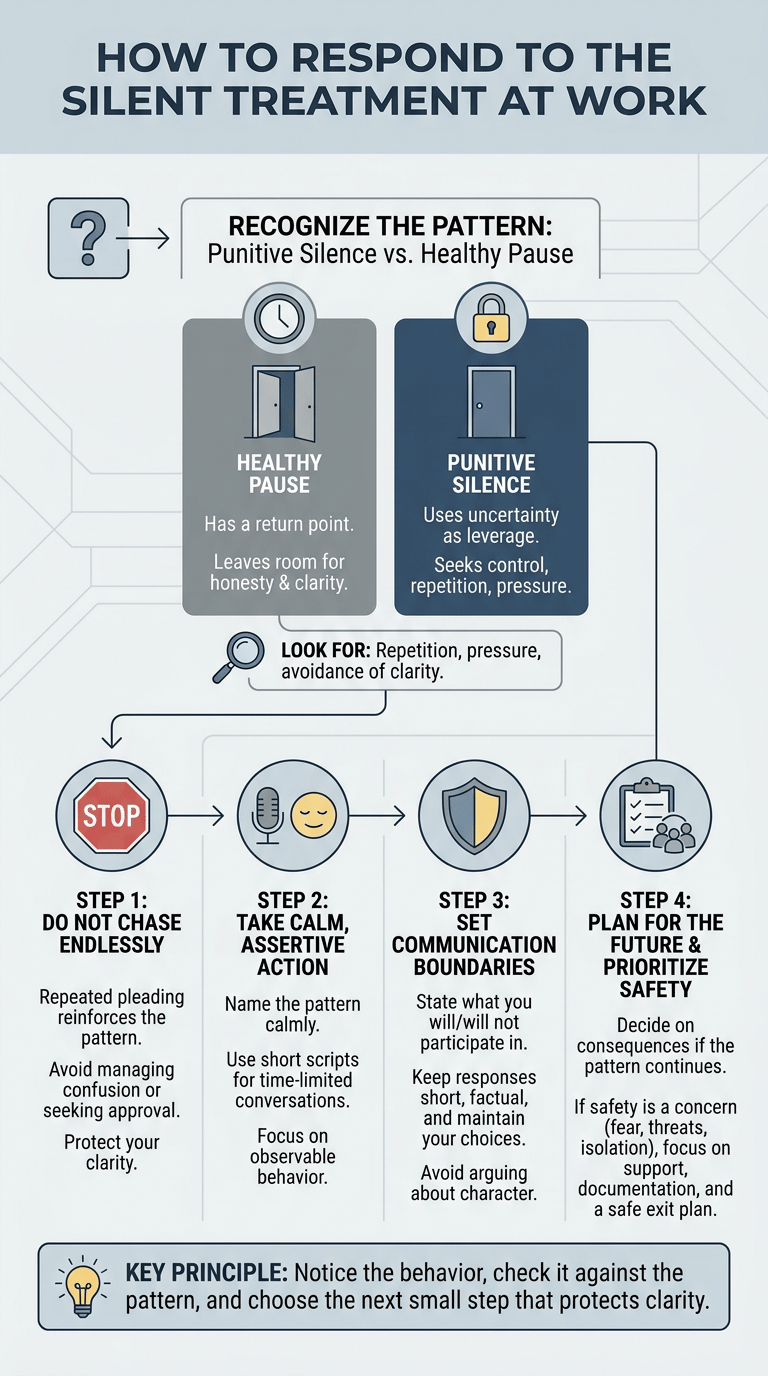 Silent Treatment Psychology: When Silence Becomes a Control Tactic infographic