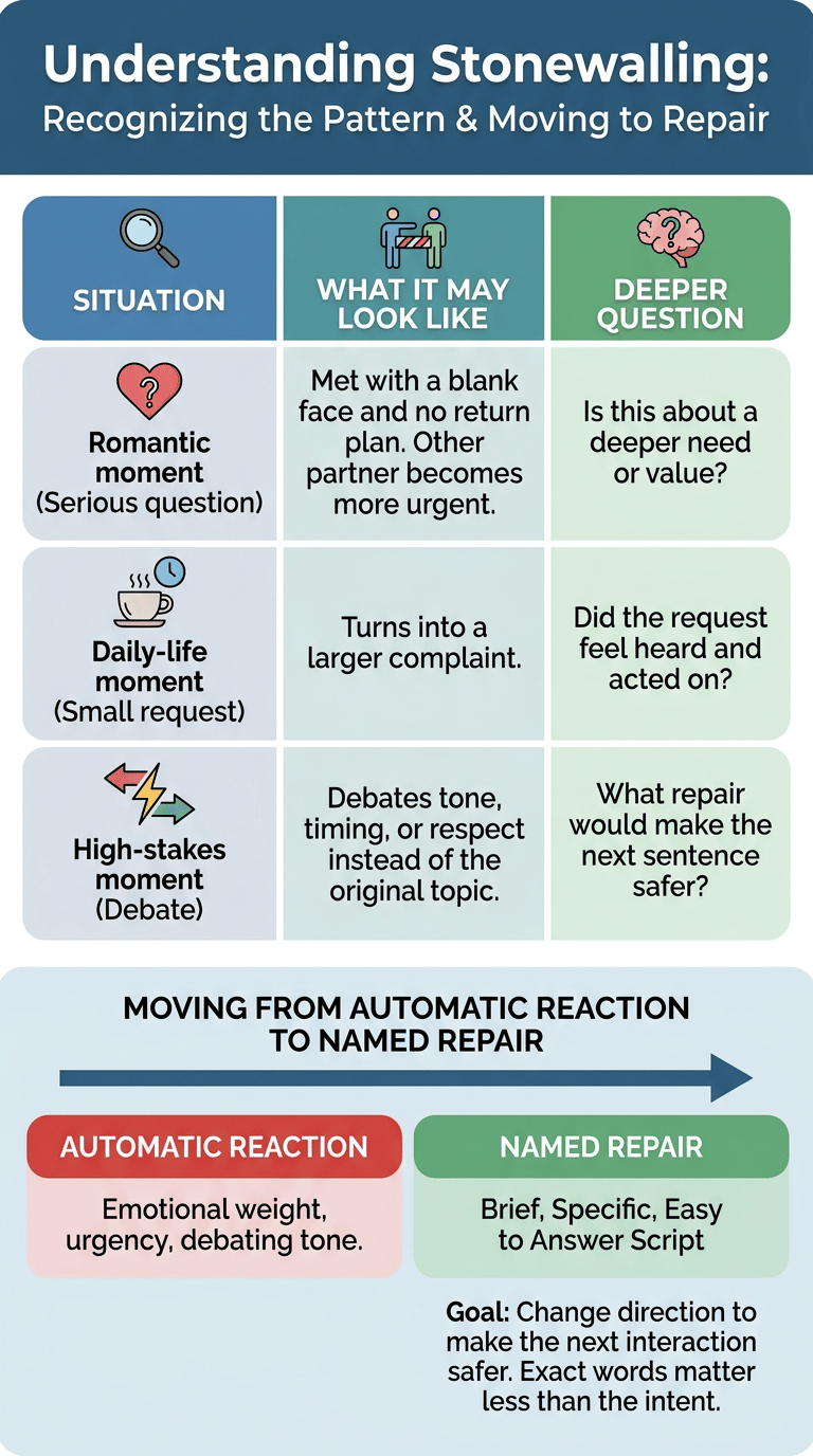 Stonewalling in Relationships: Why Communication Shuts Down During Conflict infographic section 2