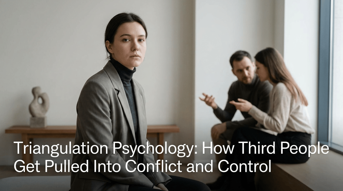 Triangulation Psychology: How Third People Get Pulled Into Conflict and Control featured image