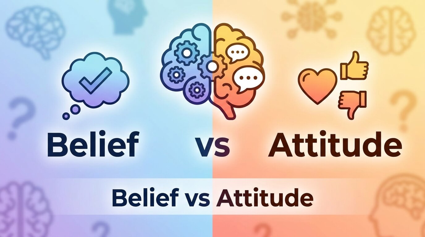 Belief vs Attitude: What Is the Difference in Psychology? thumbnail