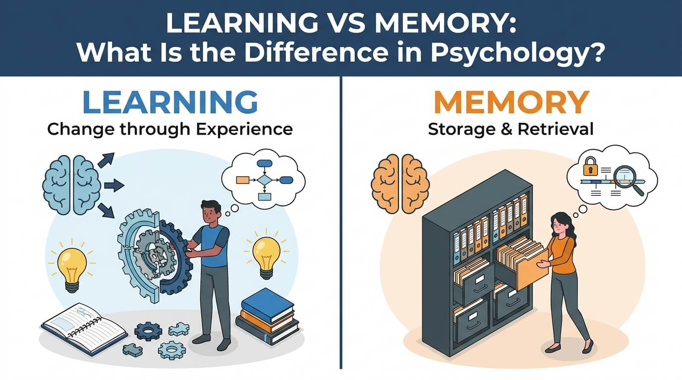 Learning vs Memory: What Is the Difference in Psychology? thumbnail