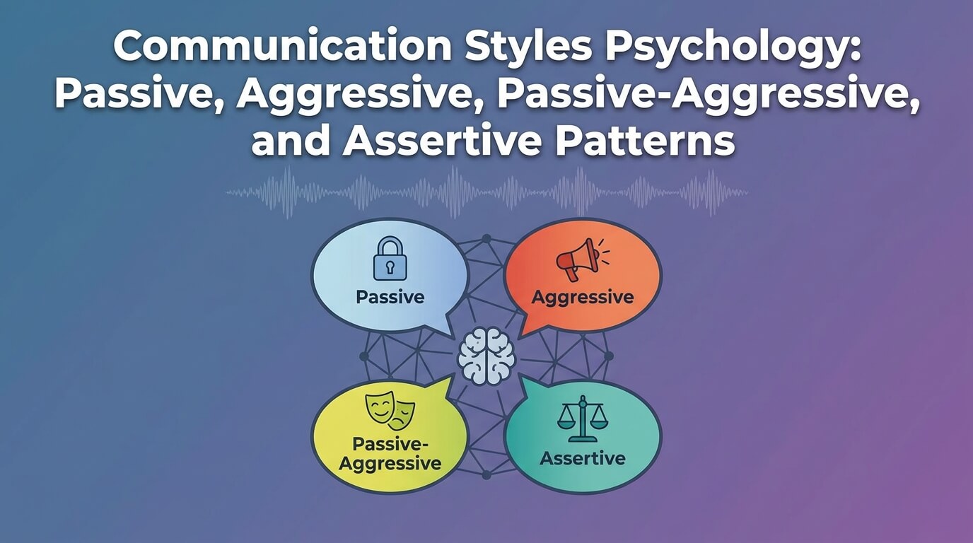 Communication Styles Psychology: Passive, Aggressive, Passive-Aggressive, and Assertive Patterns thumbnail