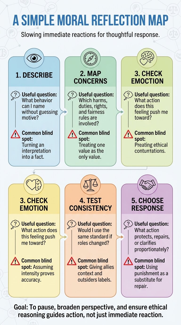 A Simple Moral Reflection Map