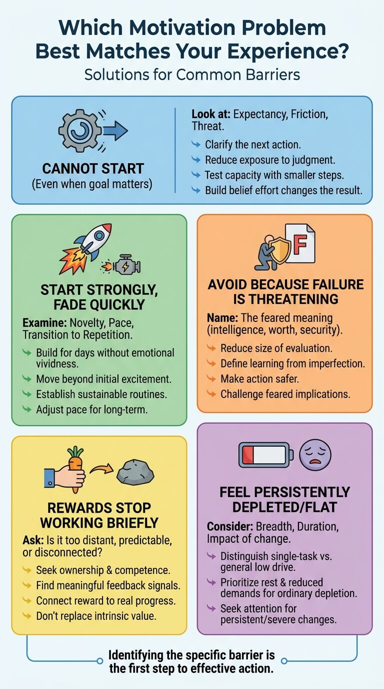 Which Motivation Problem Best Matches Your Experience?