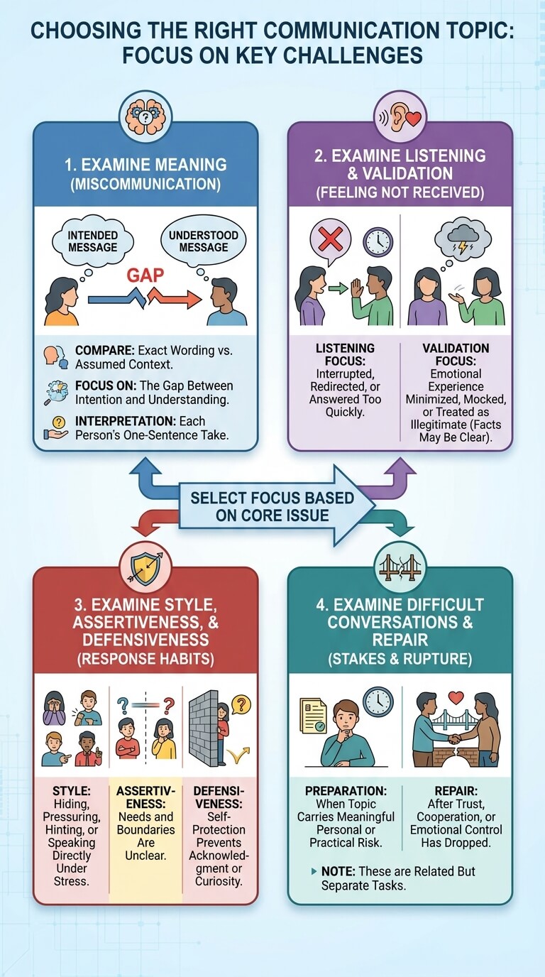 Choose the Right Communication Topic Next